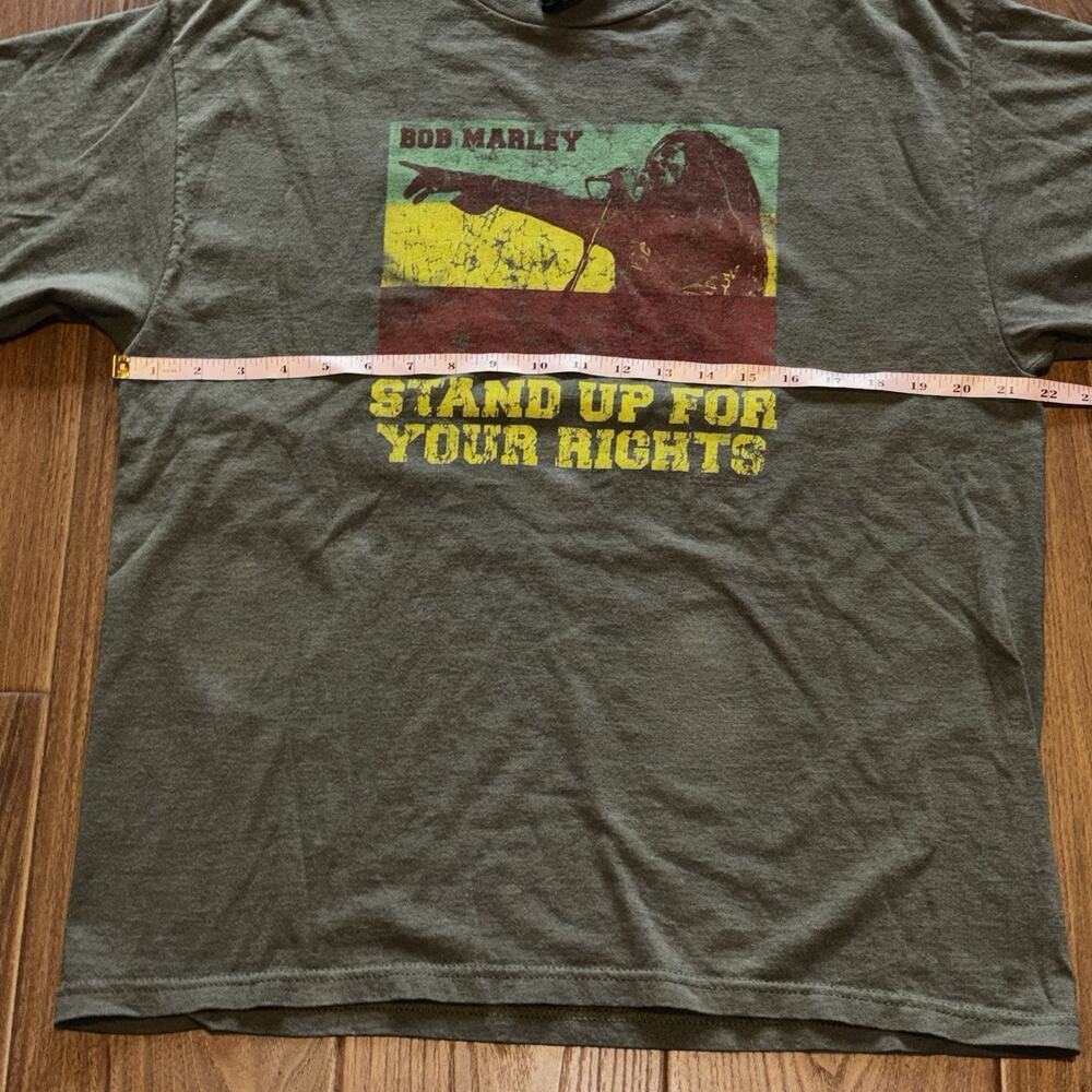VTG Zion Y2k Bob Marley "Stand Up For Your Rights" T Shirt Mens Size Large 2005 - Picture 4 of 7